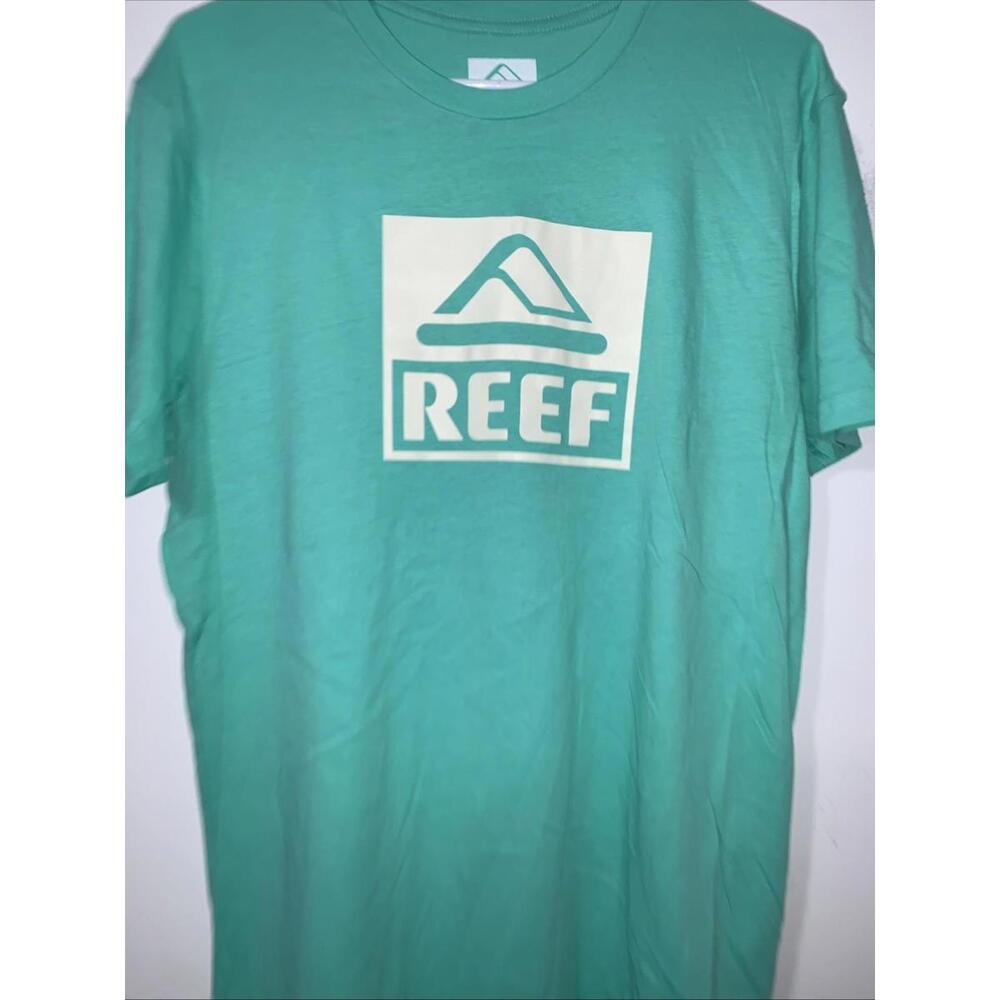 New Men’s Large Reef Jade Short Sleeve Teeshirt New